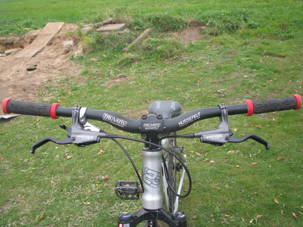 nice handlebars on our bike