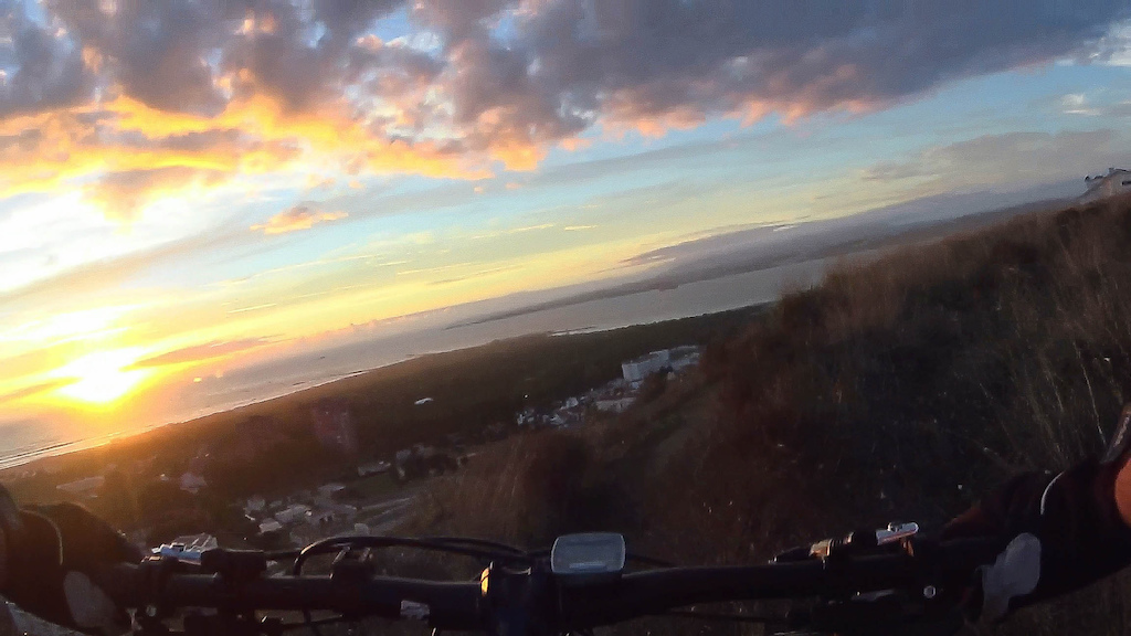 Sunset riding