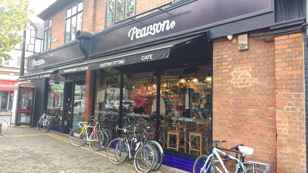 the shop at Pearson Cycles Barnes in London, United Kingdom photo by