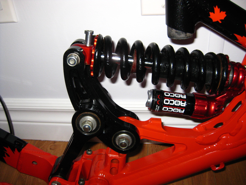 Rocky Mountain RMX repainted Tuxedo Black and Competition Orange (Boss 302 2012 color)