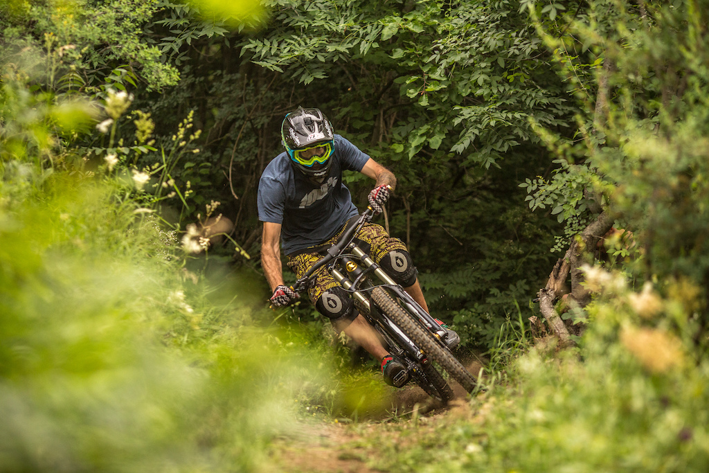 Georgian Legend, pioneer and the face of Bikes.ge is testing new line on Geo Gravity Trail