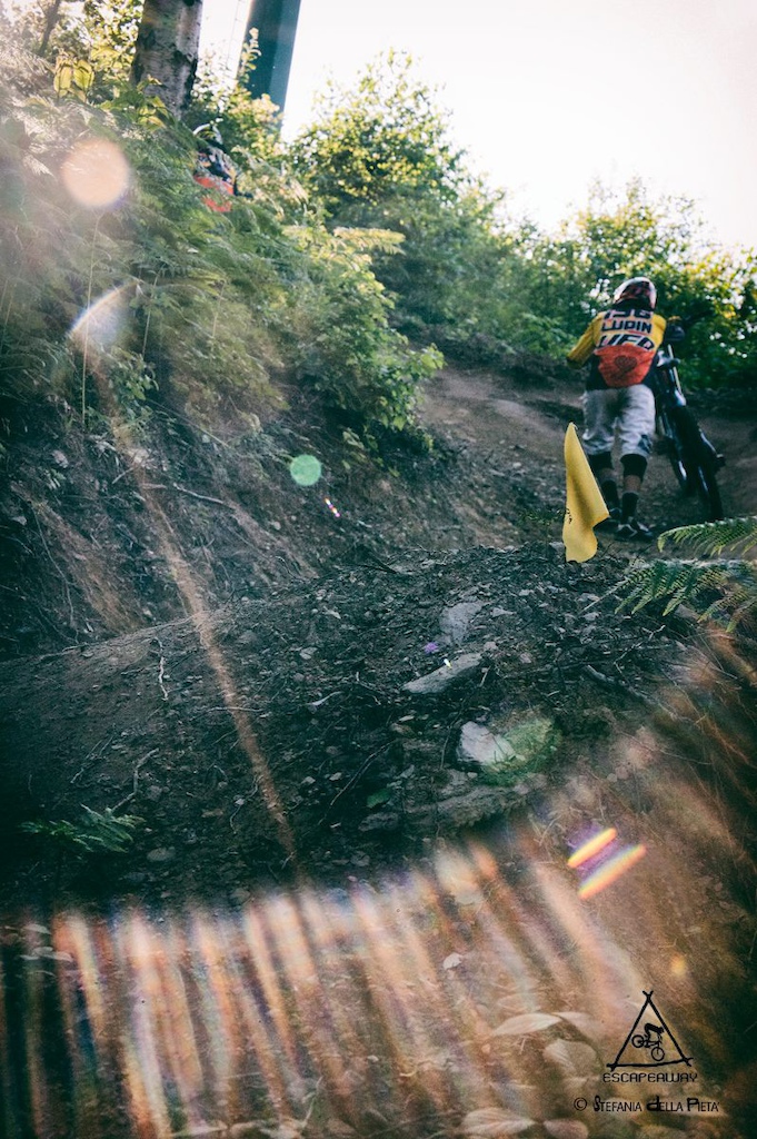 photo from the set of FLOW