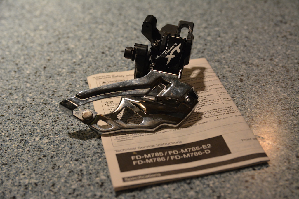 2015 Shimano XT front shifter and front derailleur