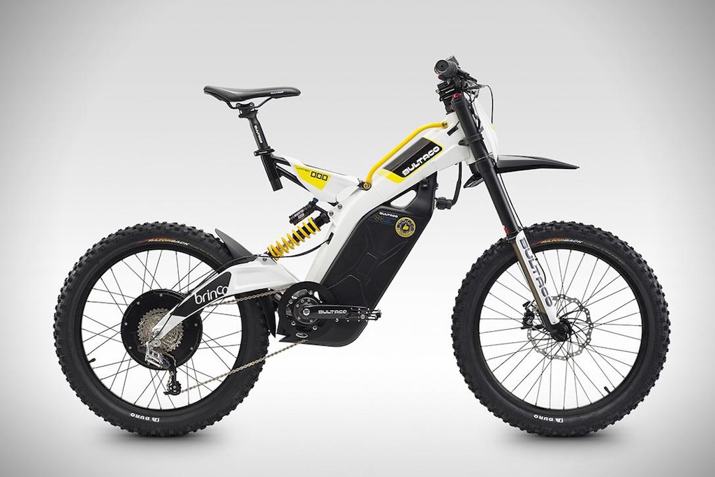 This Bultaco has 24" wheels, 2.6 hp electronic motor, top speed 37mph with 8" travel shox, 18 speeds and. 72 lbs. 3 mile wheelies, at 6000$ cost, I couldnt achieve 1 of these today I fried my brain welding in my early 20's with bad lighting.