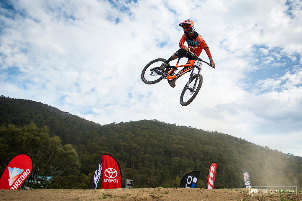 Connor Fearon came out on top at the end of the day. Throwing it out super stylishly every time over the jump.