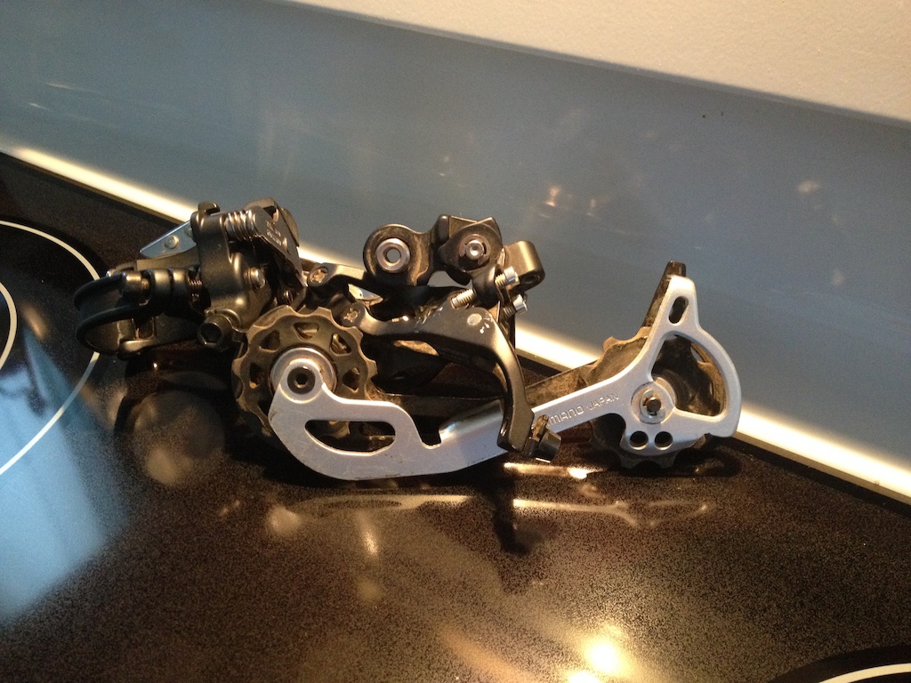 0 Shimano XTR M970 Front and Rear Derailleurs