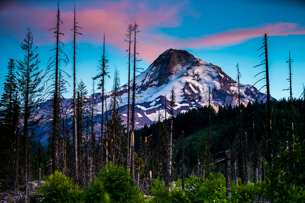 Summer evening hikes up to Mount Hood were a nice way to spend a little down time when we weren t on the racing circuit.