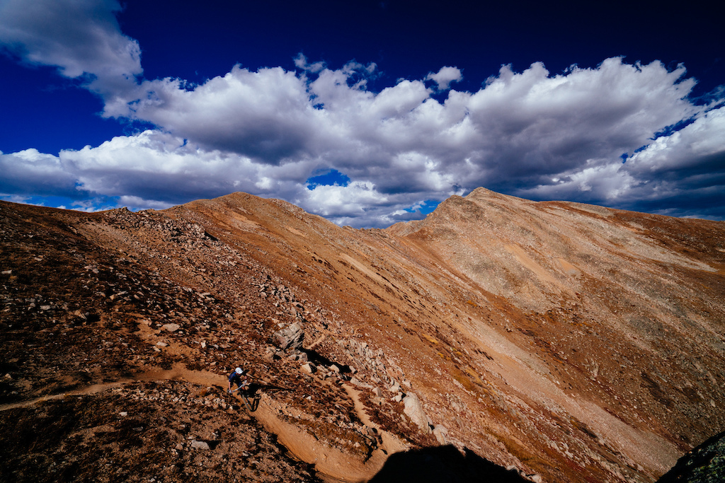 Loose dirt and miles of descending. These are the perfect days.