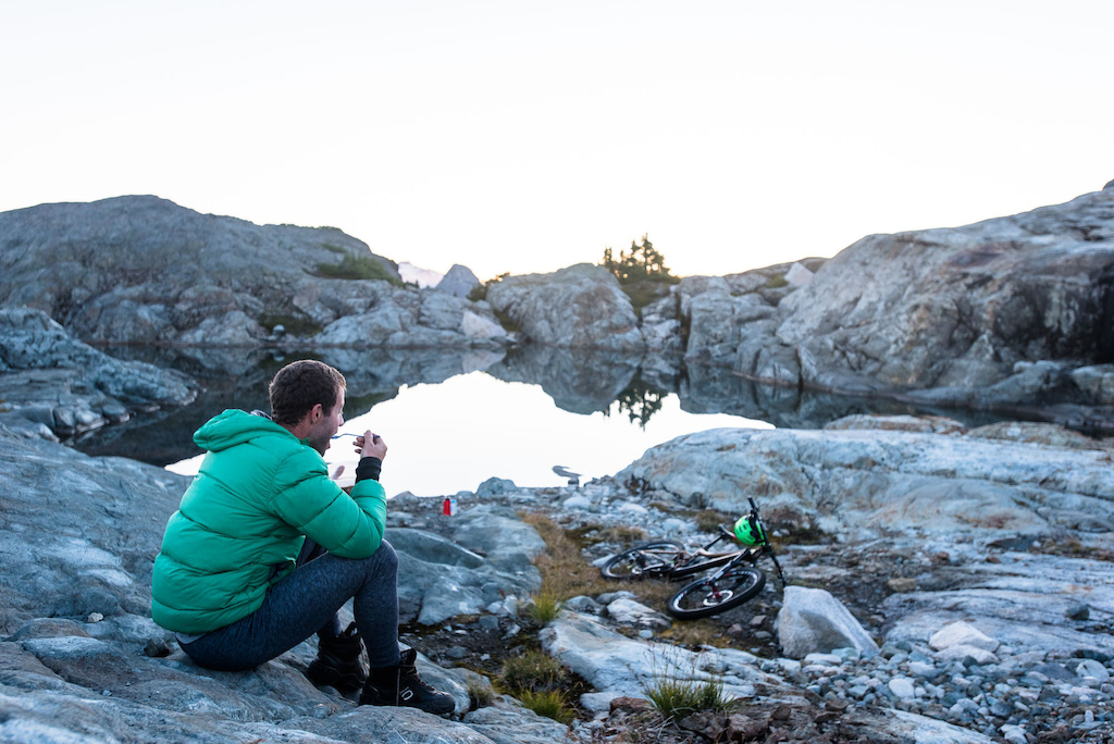Alpine overnighter. Rad mountain bike packing mission. Photo: Reuben Krabbe