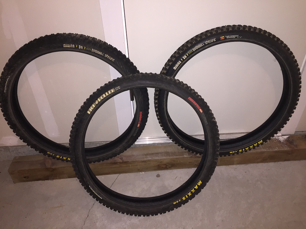 0 Maxxis tires - Minion DHr, DHf, High Roller