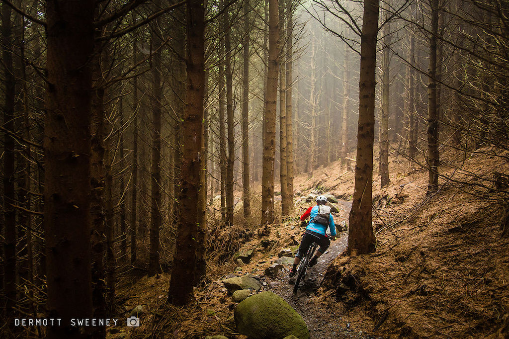Taken during the Vitus First Tracks Enduro Cup back in July. This round really tested the riders across a variety of terrains and gradients. The natural trails made all the thrills and spills. However the light fall off on this section of trail centre offered the ideal framing for a photo.