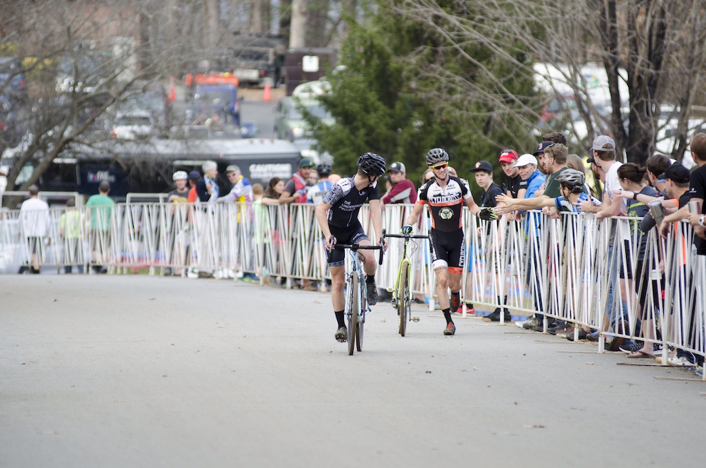 Coast is clear and about to finish 19th on day one of the 2015 North Carolina Cycle-Cross Grand Prix, a month before the national championships.