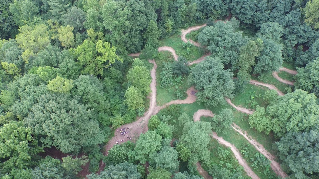 Little Kid's Trail from great heights.