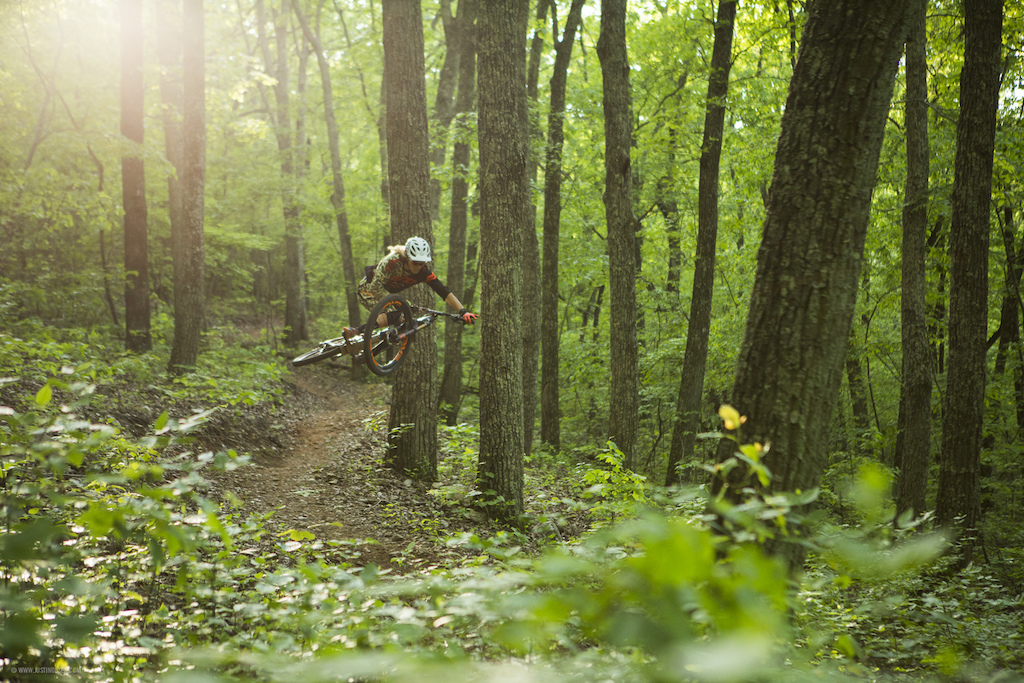 Coldwater Mountain in Anniston Alabama is home to some incredible singletrack. Between the motivated and welcoming locals, and the IMBA trail crew, they have built a mini riding mecca. There is plenty there to keep any rider entertained. Cody Kelley sampling the goods in April 2015.