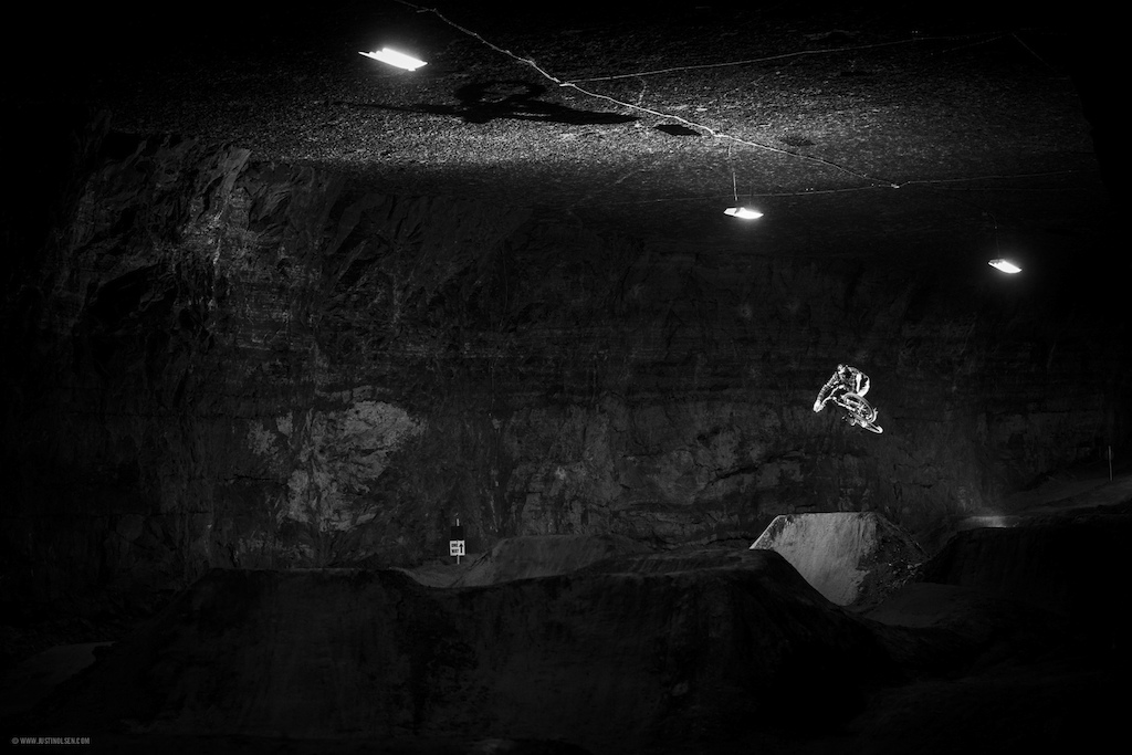 Underneath the city of Louisville Kentucky, there is a subterranean lair filled with dirt jumps. Just riding inside this cavern is a pretty surreal experience. Eric Porter knows...