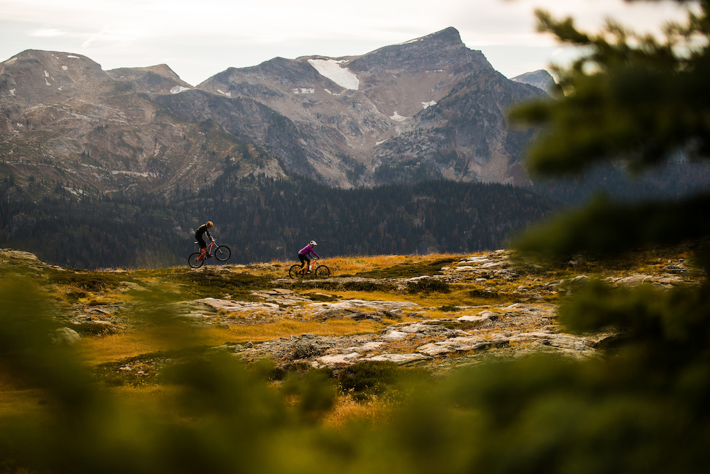 Sid and Roxy were riding at Sol Mountain in the Monashee Mountains just south of Revelstoke BC Canada.