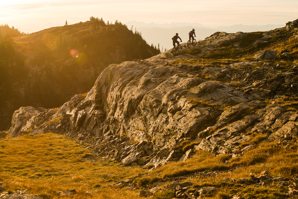 Sid and Roxy were riding at Sol Mountain in the Monashee Mountains just south of Revelstoke BC Canada.