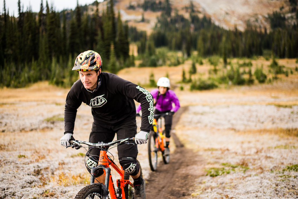 Sid and Roxy were riding at Sol Mountain in the Monashee Mountains just south of Revelstoke BC Canada.