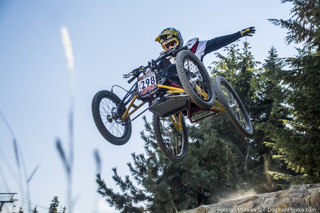 The final jump in Fox Air race in Crankworx 2015, its very motivational for me this photo, the limits are in your head, you can.