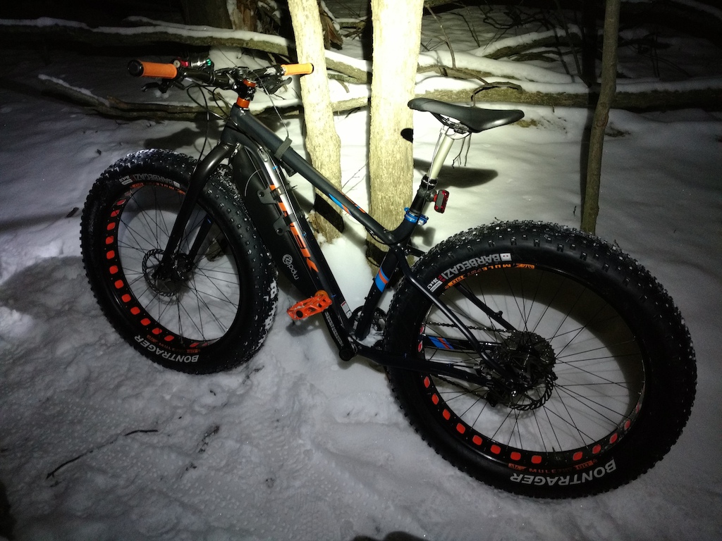 First fat bike ride of the year! At night!