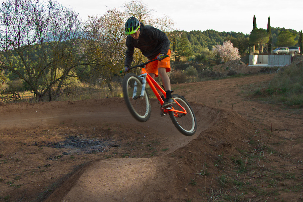 Newly fresh pumptrack next to your house, isn't this everyone's dream?