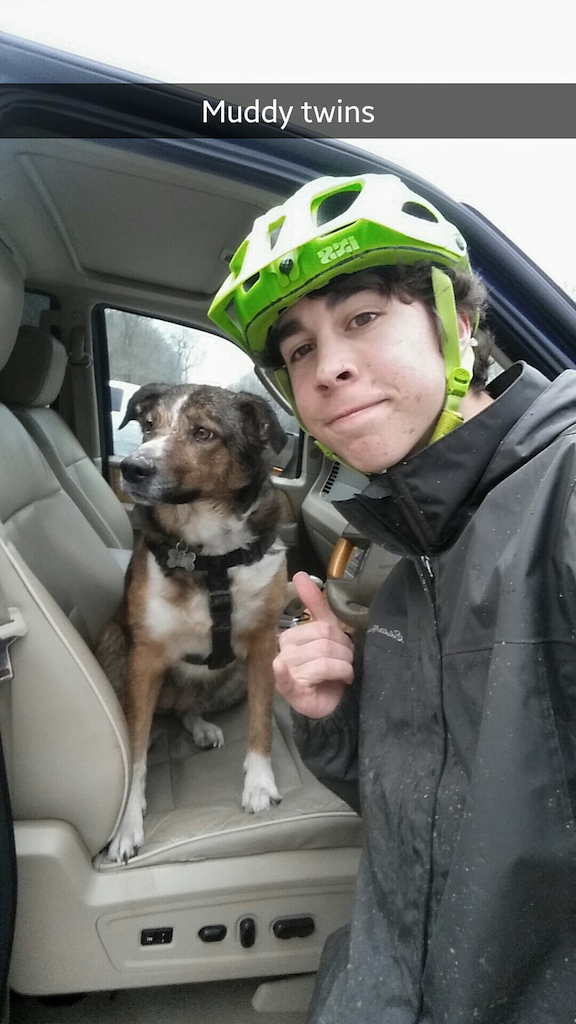 Fatbike ride with the dog