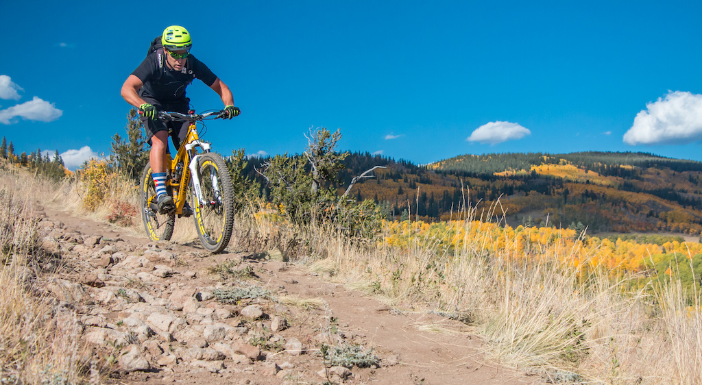 A little bit of everything awaits you with high-country riding in the fall in Colorado.