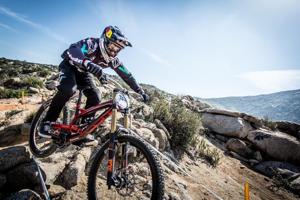 ... because Aaron Gwin and I work well together