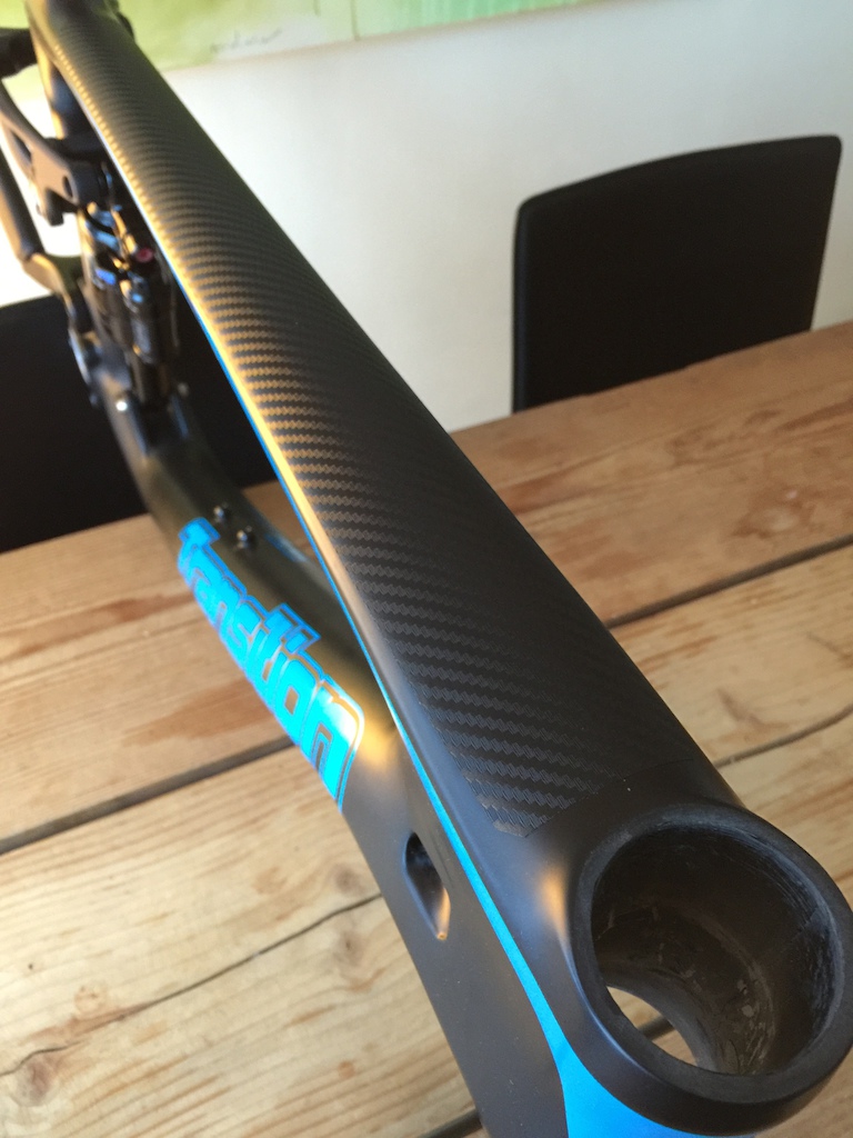 Carbon Film Top Tube Protection