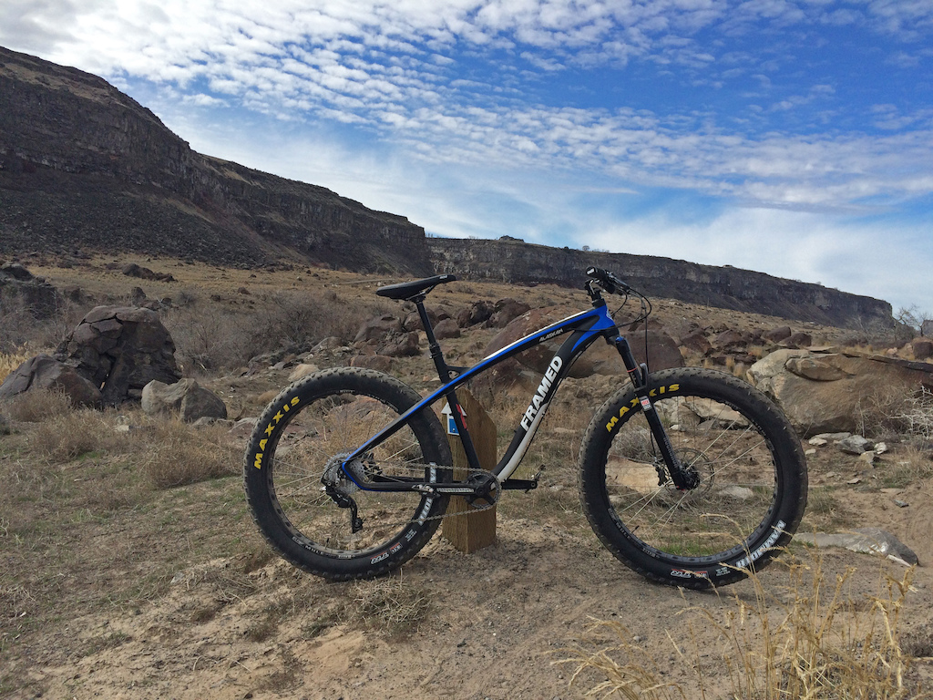 Auger Falls with the new summer Fat wheelset...