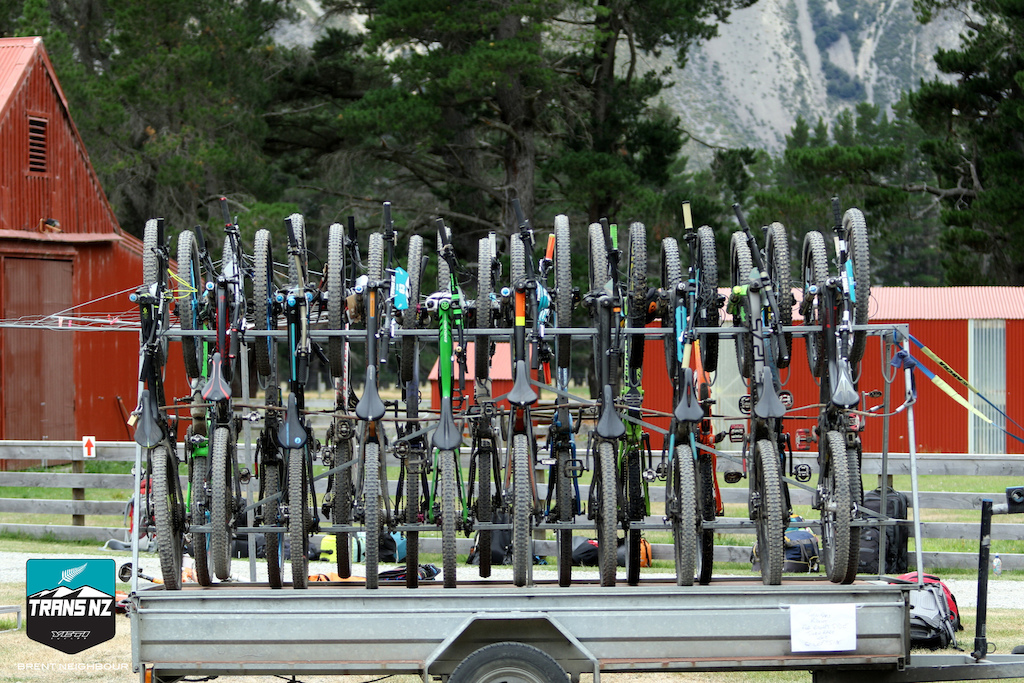 Packed and racked for the drive to Queenstown