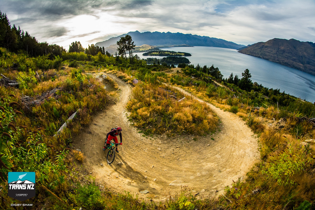 The golden hour greeted racers who got up early to beat the bike park crowds.