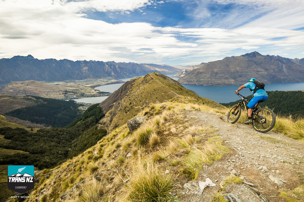 High above Queenstown on stage two.