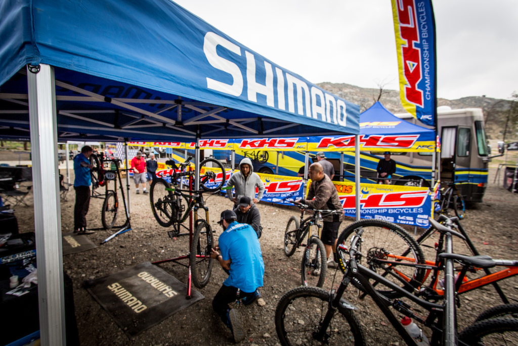 Shimano helped riders dial in their bikes, a service that could prove to be worth a podium finish this weekend, especially pending tomorrow's nasty weather and conditions should the rain show up in full force.