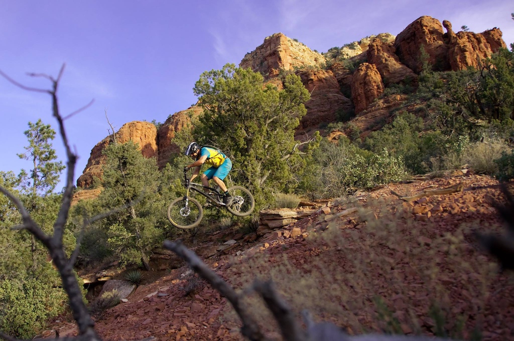 The elusive Sedona flow trail near the Hogs. Credit Scott for the great photo