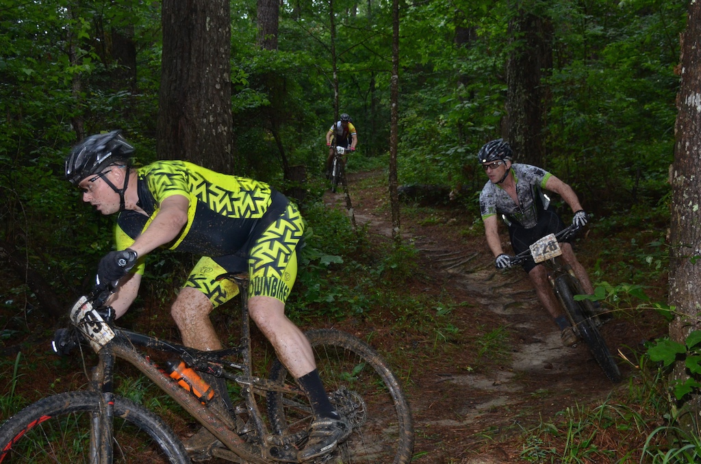 racers during 2015 Dust N Bones race. This was after a a rain delay making dust just a memory...this is part of the Mississippi Off Road Cycling Series. This race is normally held mid May.