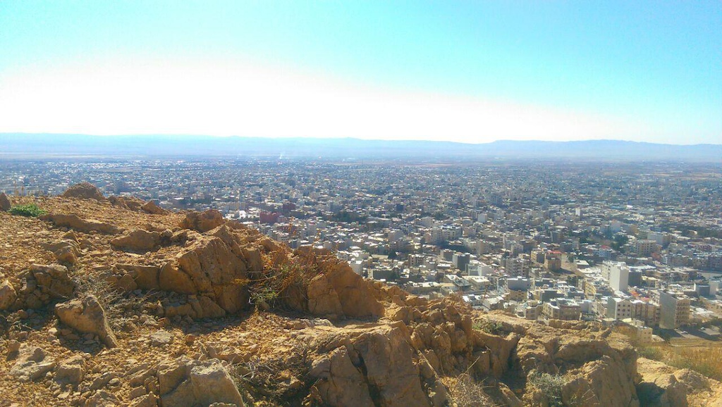 Shahrood city under our legs...
