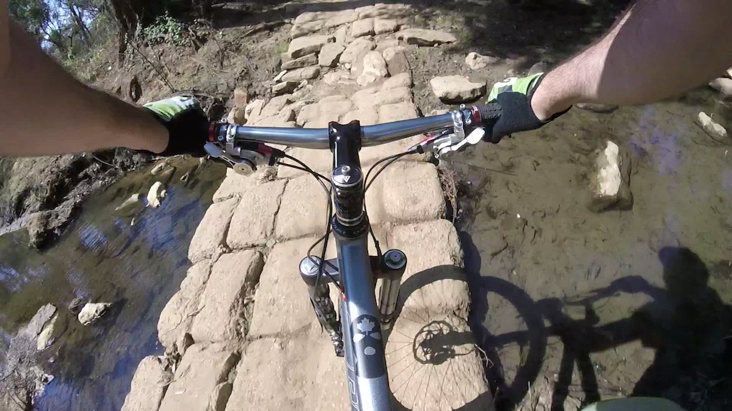 GoPro still from riding the eastern side of Northshore, Grapevine Texas
