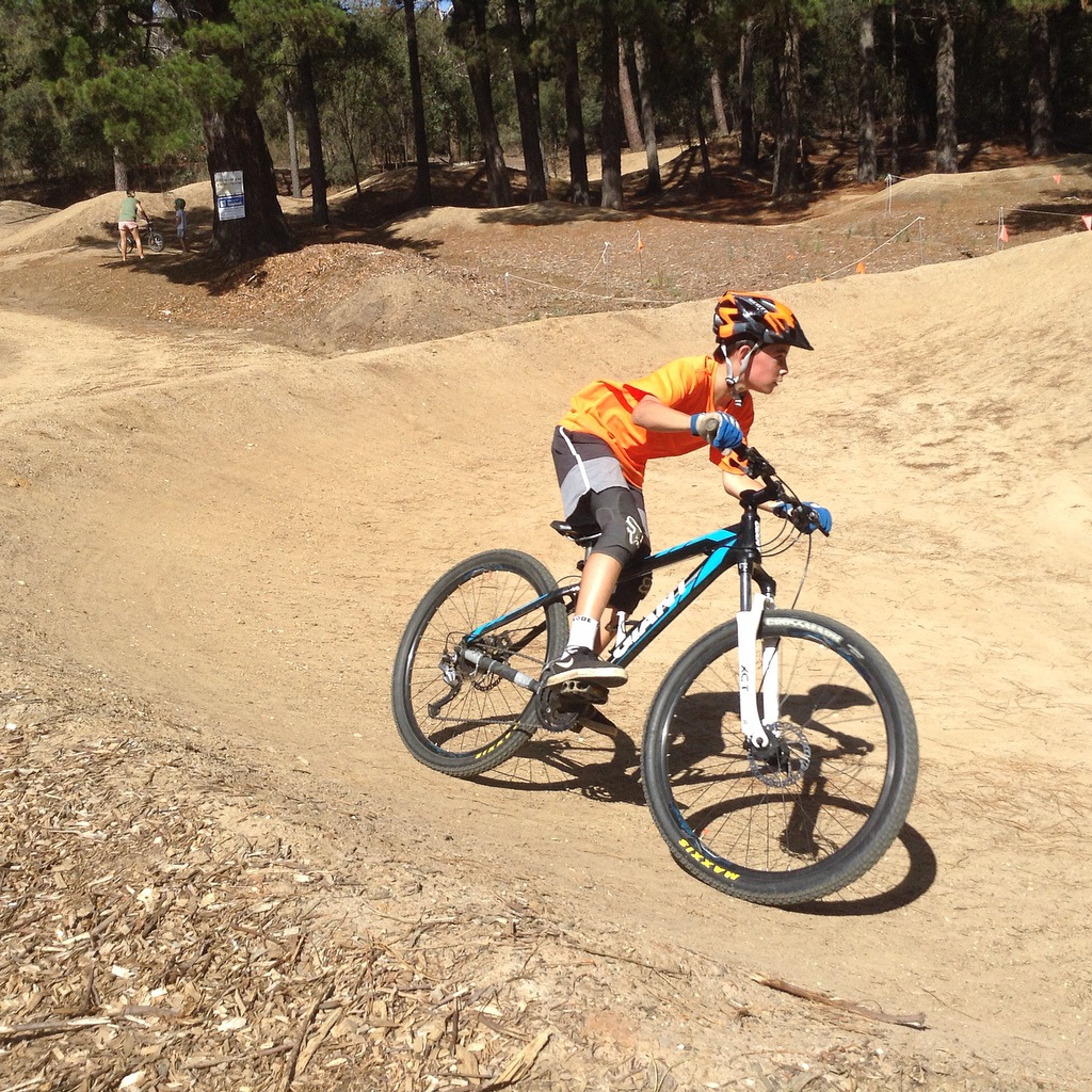 Me riding main line at the Anglesea Bike Park.