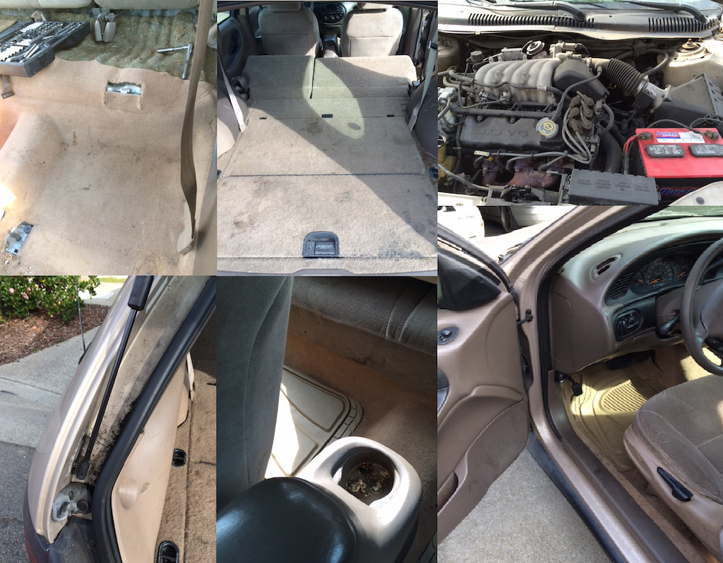 Some detailed "before" pics.  Nope, she wasn't very clean at all... but I have a sickness for polishing turd.