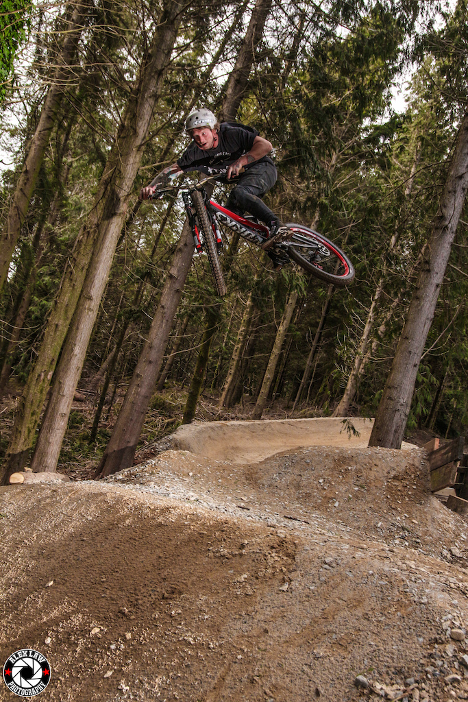 Photos from the new track at Gawton Gravity Hub in Devon