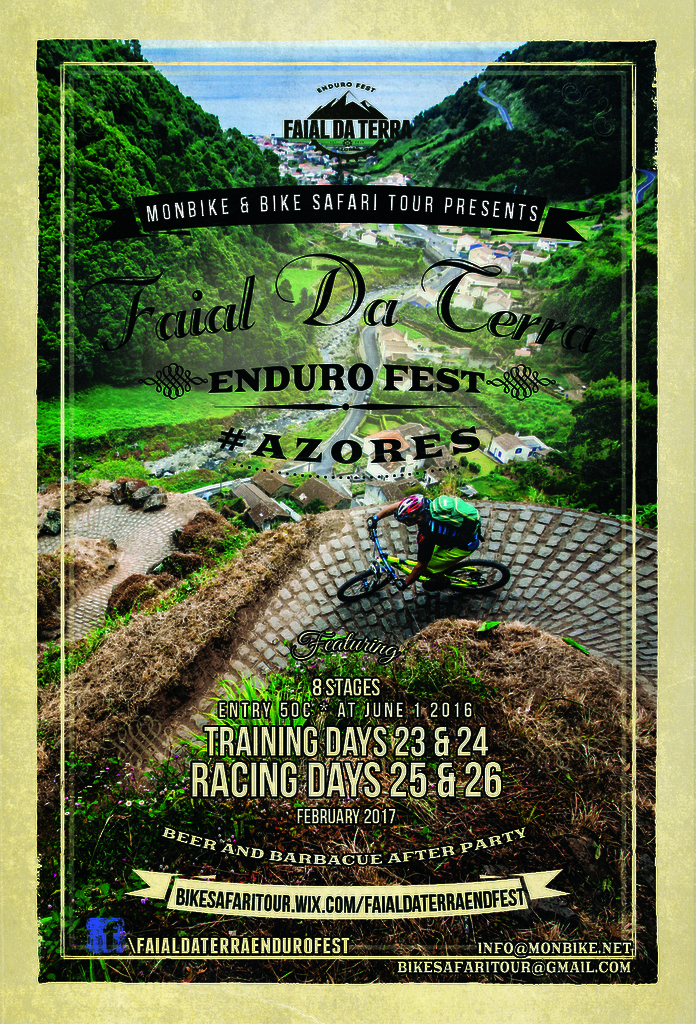 Mark on your callendar enduro fest in 2017 in the Azores Faial da Terra celebration of enduro racing 8 stages two days of racing and afterparty