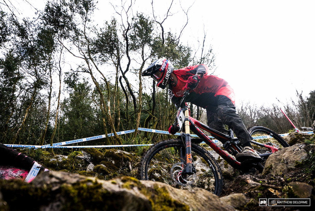 Sam Blenkinsop was surfing his way through the dust last week to some incredible results last week at the EWS. Today wasn't the best day for the Kiwi, but he could be well on it tomorrow regardless.