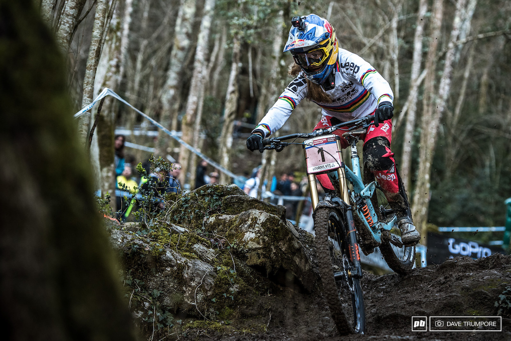 Another race and another victory for Rachel Atherton, but this one was hard fought and definitely did not come easy.