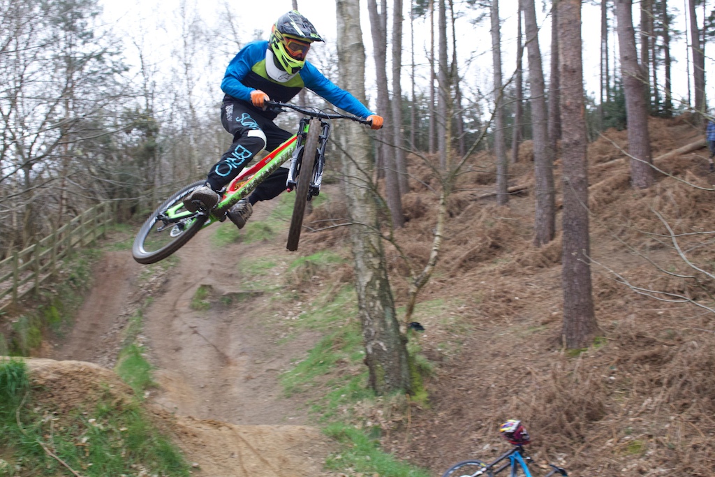 Testing my new ride on the hip line at Woburn