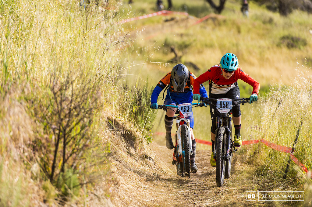 Hannah Barnes capitolizing on Kristine Contento-Angell s tossed chain on stage one.