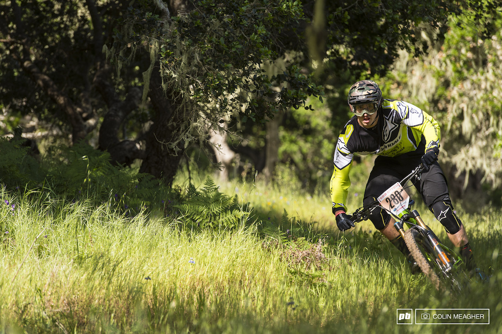 Marco Osborne pushing hard. Not as good a showing as last weekend at TDS but just outside of the top ten was the tale of the tape today.