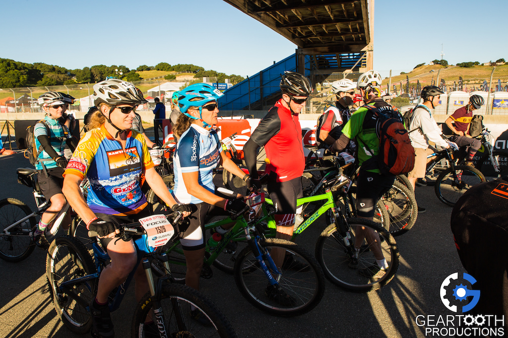 Early morning events at the Sea Otter Bridge on Saturday morning.