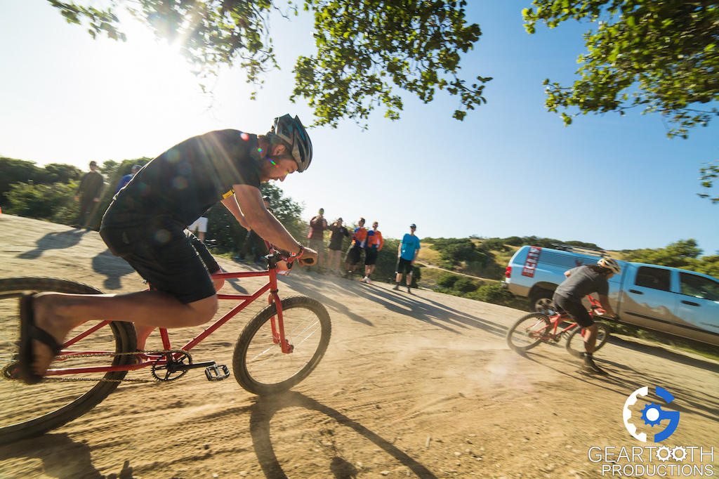Second annual CLIF Bar Klunker Crit at the CLIF bar campsite. 4 klunkers, one winner.

https://geartooth.smugmug.com/Action-Sports/Sea-Otter-Classic-2016/CLIF-Bar-Klunker-Crit-2016/