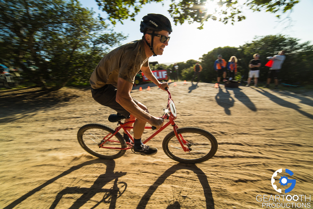 Second annual CLIF Bar Klunker Crit at the CLIF bar campsite. 4 klunkers, one winner.

https://geartooth.smugmug.com/Action-Sports/Sea-Otter-Classic-2016/CLIF-Bar-Klunker-Crit-2016/